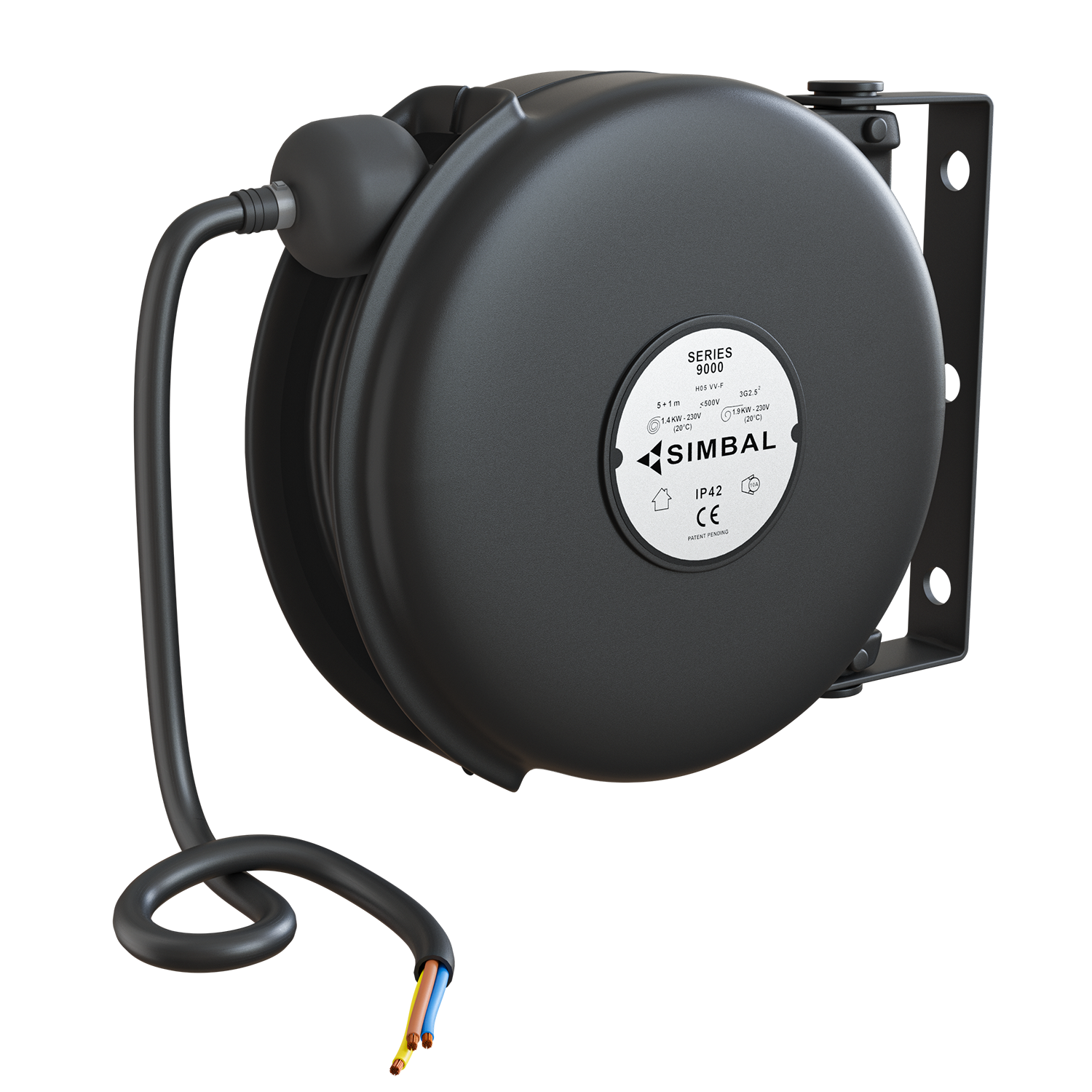 230V Single Phase medium duty cable reels