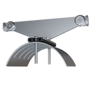 Heavy duty C-Rail Festoon cable system (type 2500)