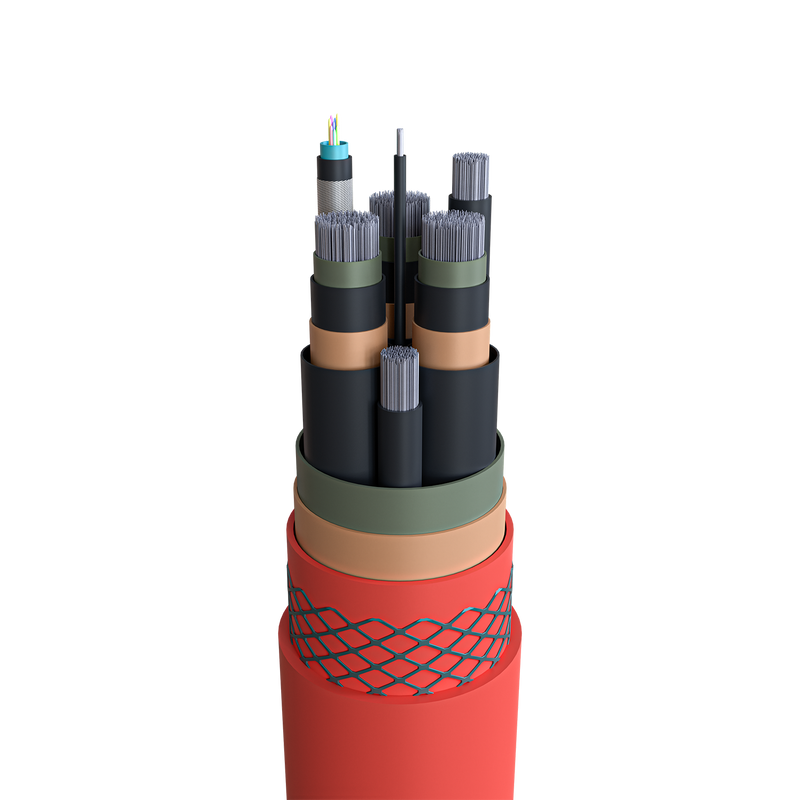 Type 'MV-FO Plus' Medium Voltage drum reeling cables with Fiber-optic cores (3.6/6, 6/10, 8.7/15 & 12/20 kV)