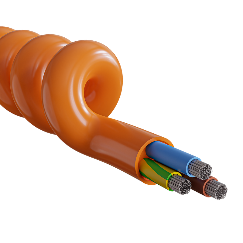Extensiflex 'G' EPR/PUR  spiral cable
