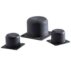 Rubber buffers with backplate