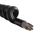 Extensiflex 'E-CY' PUR sheath 'Electronic'  spiral cable